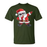 Dabbing Santa Claus With Christmas Hat Santa Claus T-Shirt