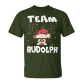 Team Rudolph Xmas Reindeer Deer Lover  T-Shirt