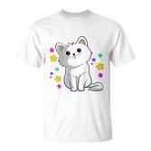 Children's Ich Bin 4 Jahre Alt Katzenvier 4Th Birthday T-Shirt