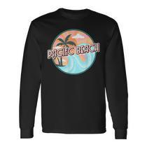 Ocean Pacific 80S Retro Sunset Long Sleeve T-Shirt - Monsterry
