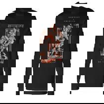 Archangel Michael Saint Michael Retro Long Sleeve T-Shirt - Monsterry