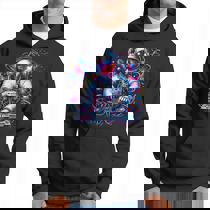 アイドル The Astronaut SET-UP HOODIE (WT_XL) Astronaut Dabbing In Space Cosmic Galaxy Adventure Hoodie