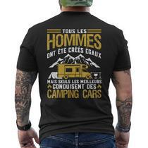 T-Shirt Humour Camping-Car 'J'Peux Pas J'Me Barre En Camping-Car' – Cadeau Idéal Pour Campeur