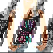 Mom Of The Sweet One Donut Themed First Birthday Party Women Tank 