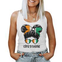 Débardeur Côte D'Ivoire - Drapeau Grunge, Coupe Classique, Pour Hommes Et Femmes