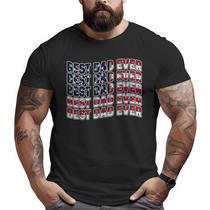 Sweet Gisele Best Dad Ever American Flag T-shirt, Divertente