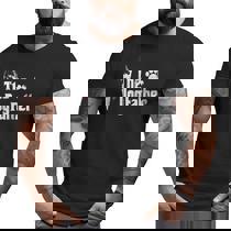 Mens The Dogfather Great Dane Dog Dad Tshirt Father's Day Gift