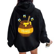 Outlets Buzzing Bees Printed Hoodie