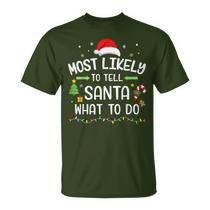 Most Likely To Go Fishing With Santa Fishing Lover Christmas T