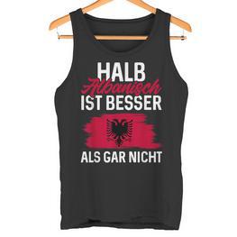 Albanische Flagge Shqip Shqiponja Albanischer Adler Albanien Tank Top - Seseable