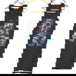 Astronauten Galaxie Weltraum Planeten Weltall Astronaut Tank Top - Seseable