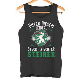 Steiermark Steirisch Crest Leiberl For Real Steirer Tank Top - Seseable