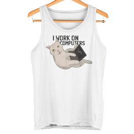 Cat Cat Kitten Programmer Computer Science Tank Top - Seseable