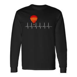 Balloon Driver Heartbeat Balloon Driver Heartbeat Ecg Langarmshirts - Seseable