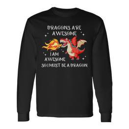 Drachen Sind Großartig Ich Bin Ein Drache-Geschenke Für Langarmshirts - Seseable