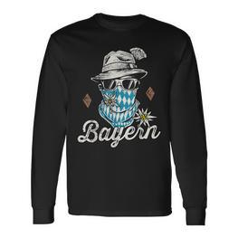 Freistaat Bayern Bavarian Bua Bavaria Langarmshirts - Seseable