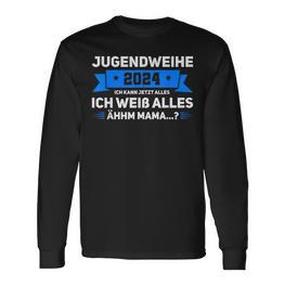 Jugendweihe 2024 Ich Kann Jetzt Alles Jugendweihe 2024 Langarmshirts - Seseable