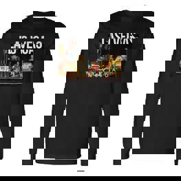 Las Vegas Nevada Strip For Casino And Poker Fans Langarmshirts - Seseable