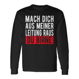 Mach Dich Aus Meiner Leitung Du Pörne Ritter Meme Langarmshirts, Witziges Meme-Langarmshirts - Seseable