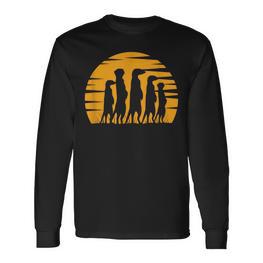 Meerkat Fan Safari Animal Lovers Meerkat Lovers Langarmshirts - Seseable