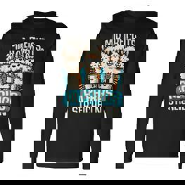 Mir Reichts Ich Geh Alpakas Stroking Lama Alpaca Hiking Langarmshirts - Seseable