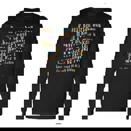 Motivationsspruch Schwarz Langarmshirts 'Dear Person Behind Me' Positives Statement - Seseable