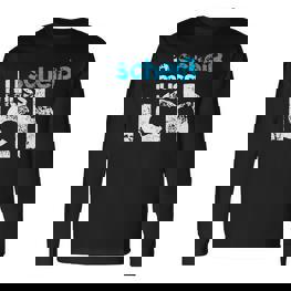 N Scheiß Muss Ich Schwarzes Langarmshirts, Lustige Sprüche für Arbeit und Schule - Seseable