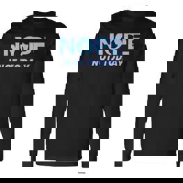 Nein Heute Nicht Magic Tcg Blue Mana Langarmshirts - Seseable