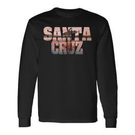 Santa Cruz Surfer Surfing California Langarmshirts - Seseable