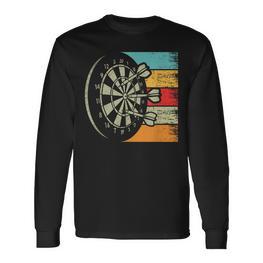 Vintage Darts Sport Darts Tournament Dart Langarmshirts - Seseable