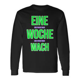 A Woche Wach Party Mallorca Malle Langarmshirts - Seseable