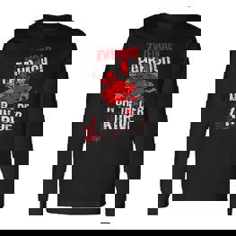 Zweirad Fahr Ich Nur In Der Kurve Quad Atv Motif Langarmshirts - Seseable