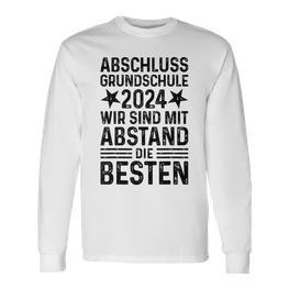 Grundschule Abschluss 2024 Mit Abstand Die Besten Kinder Langarmshirts - Seseable