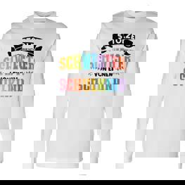 Schwester Von Einer Schulkind Schwester Schulkind S Langarmshirts - Seseable