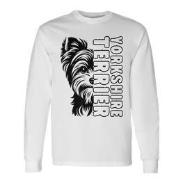 Yorkshire Terrier Hund Herrchen Frauchen Hunde Langarmshirts - Seseable