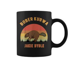 Bober Kurwa Polish Meme Beaver Kurwa Bober Tassen - Seseable