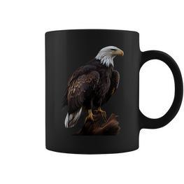 Genuine Eagle Sea Eagle Bald Eagle Polygon Eagle Tassen - Seseable