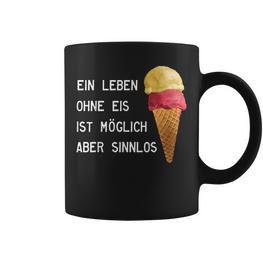 Ice Cream Leben Ohne Eisist Sinnlos D010-0887A Tassen - Seseable