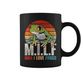 Man I Love Frogs Red Eye Leaf Frog Tassen - Seseable