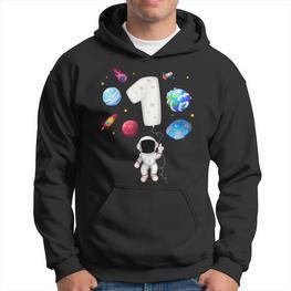 1 Astronaut Geburtstagsfeier 1 Jahr Altes Astronomie-Kostüm Hoodie - Seseable