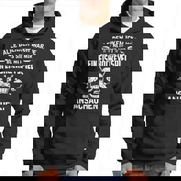 Alle Denken Ich Wäre Nett Eishockey Game Hoodie - Seseable