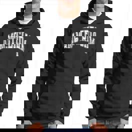 Amsterdam Netherlands Varsity Style Text Hoodie - Seseable
