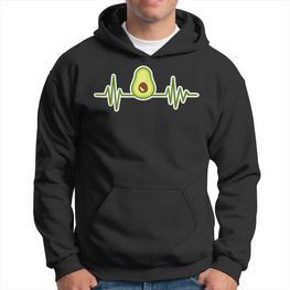 Avocado Heartbeat Hoodie - Seseable