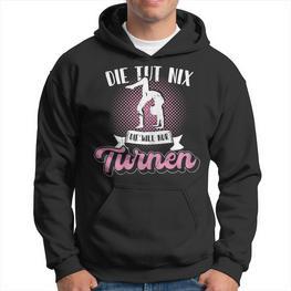 Die Tut Nix Die Will Nur Gymnastics Hoodie - Seseable