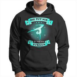 Die Tut Nix Die Will Nur Turnnen Gymnastics Gymnastics Hoodie - Seseable