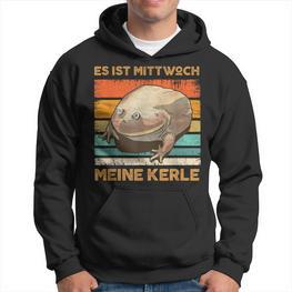 Es Ist Mittwoch Meine Kerle Wednesch Frog Meme Hoodie - Seseable