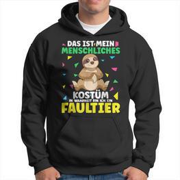 Faultier Outfit Für Faultier Liebhaber Für Kinder Fasching Hoodie - Seseable