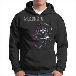 Gamer Team Player 1 Player 2 Gamer Team Hoodie - Seseable