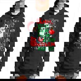 Ich Bin Nur Zum Essen Hier Hoodie, Santa Claus Motiv für Frohe Weihnachten - Seseable