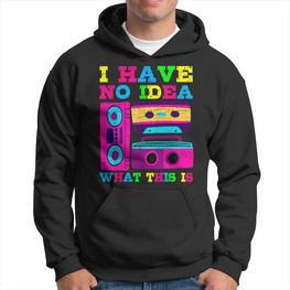 Ich Habe Keine Ahnung Was Das Ist 80S 90S Vintage Retro 80S Hoodie - Seseable